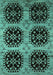 Oriental Turquoise Industrial Rug, urb2279turq