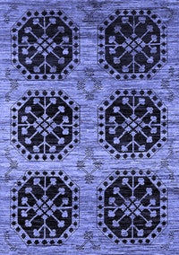 Oriental Blue Industrial Rug, urb2279blu