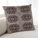 Lifestyle Image of Mid-Century Modern Urban Square Red Throw Pillow, 18 inch by 18 inch, pwurb2279