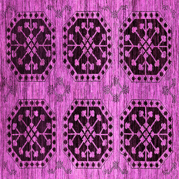 Square Oriental Pink Industrial Rug, urb2279pnk