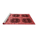 Industrial Red Washable Rugs