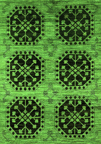 Oriental Green Industrial Rug, urb2279grn