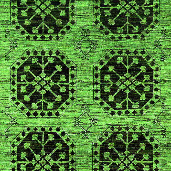 Oriental Green Industrial Rug, urb2279grn