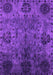 Machine Washable Oriental Purple Industrial Area Rugs, wshurb2280pur
