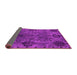 Sideview of Oriental Pink Industrial Rug, urb2280pnk