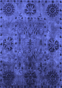 Oriental Blue Industrial Rug, urb2280blu