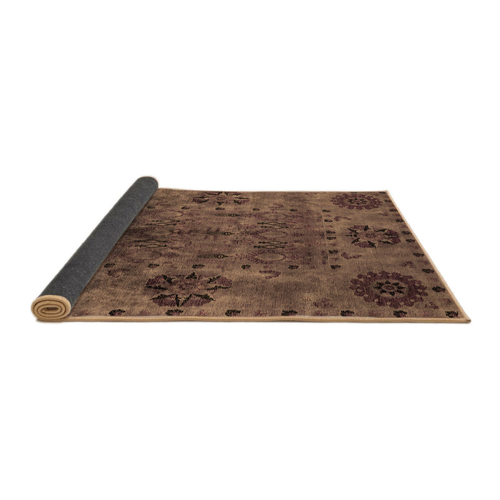 Sideview of Oriental Brown Industrial Rug, urb2280brn