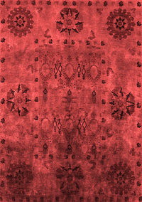 Oriental Red Industrial Rug, urb2280red