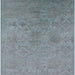 Square Mid-Century Modern Columbia Blue Persian Rug, urb2281