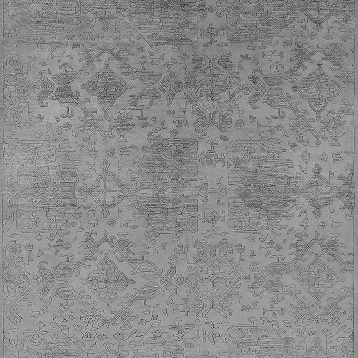 Machine Washable Persian Gray Bohemian Rug, wshurb2281gry
