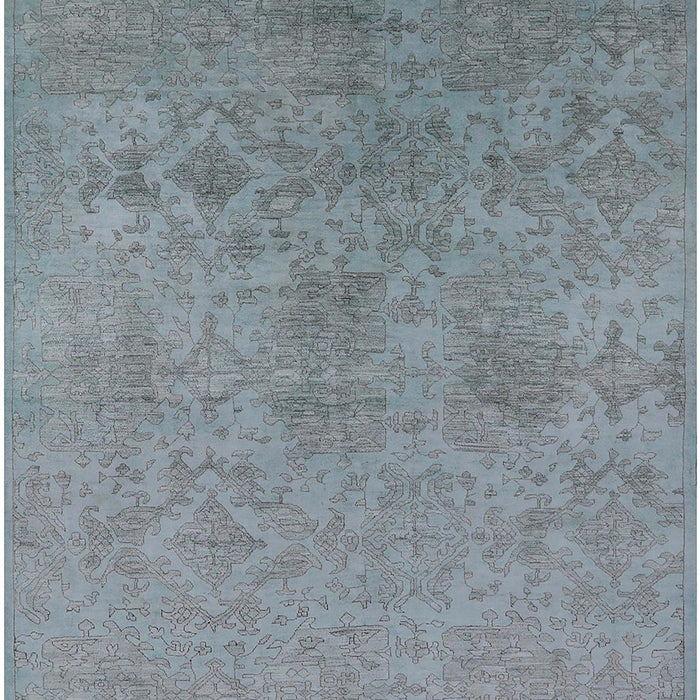 Machine Washable Industrial Modern Columbia Blue Rug, wshurb2281
