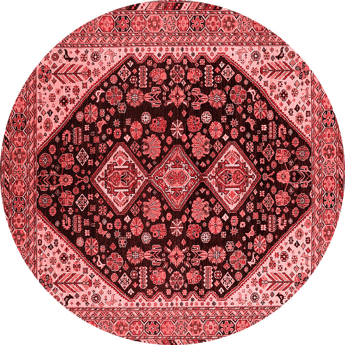 Machine Washable Oriental Red Industrial Rug, wshurb2282red