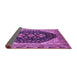 Sideview of Oriental Purple Industrial Rug, urb2282pur