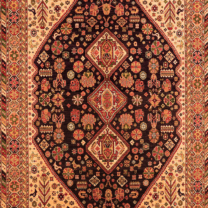 Oriental Orange Industrial Rug, urb2282org