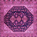 Square Oriental Pink Industrial Rug, urb2282pnk