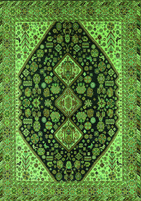 Oriental Green Industrial Rug, urb2282grn