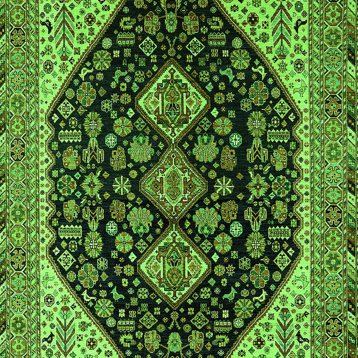 Oriental Green Industrial Rug, urb2282grn