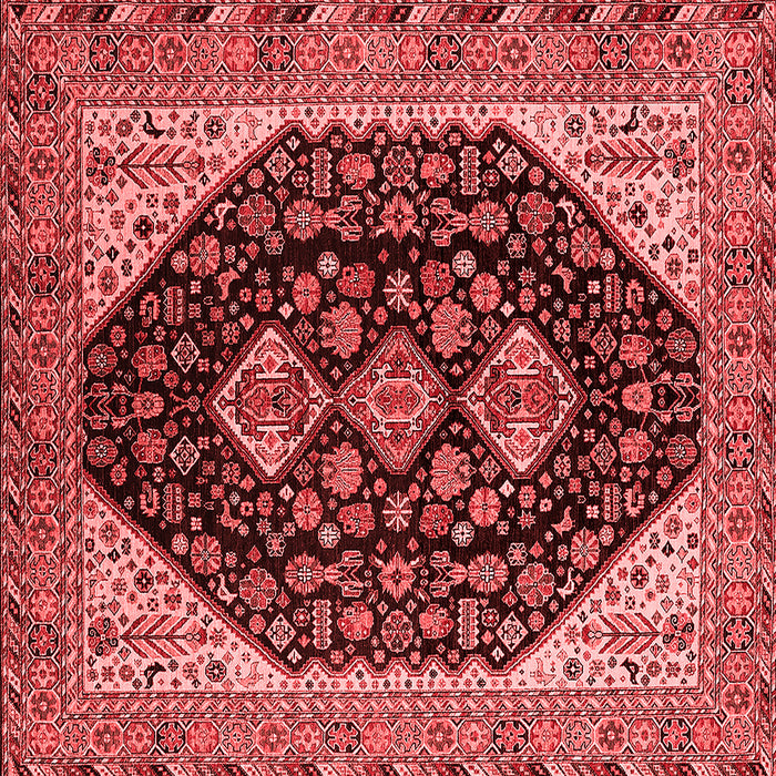 Machine Washable Oriental Red Industrial Rug, wshurb2282red