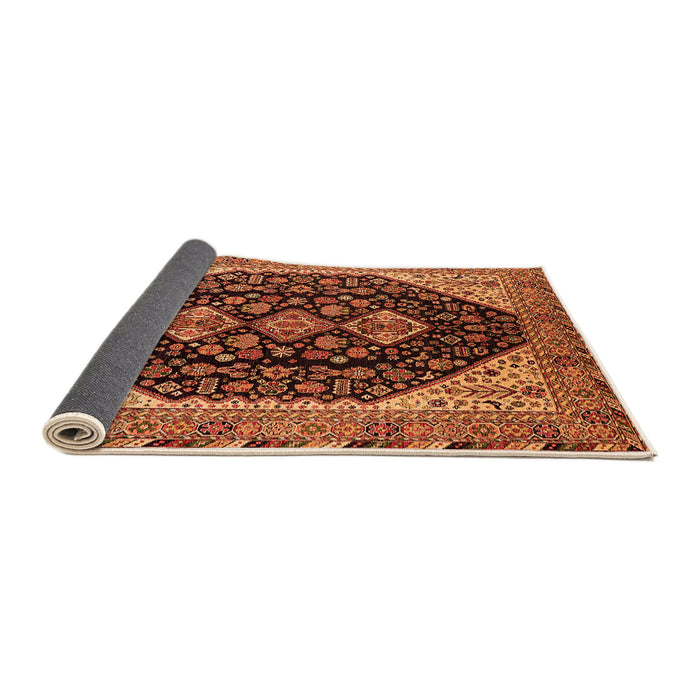 Sideview of Oriental Orange Industrial Rug, urb2282org