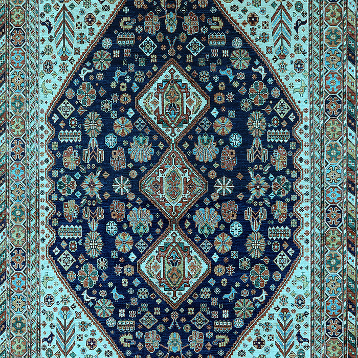 Oriental Light Blue Industrial Rug, urb2282lblu