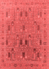 Oriental Red Industrial Rug, urb2283red