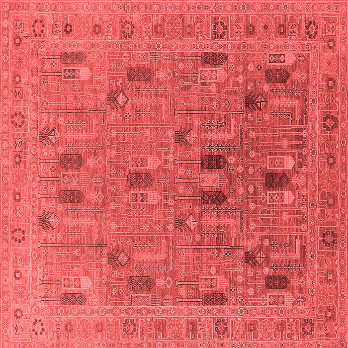 Oriental Red Industrial Rug, urb2283red