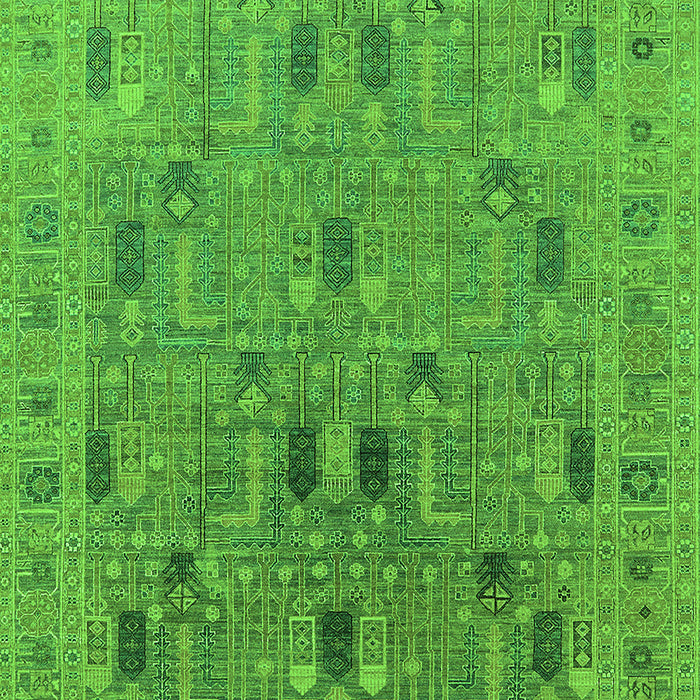 Oriental Green Industrial Rug, urb2283grn