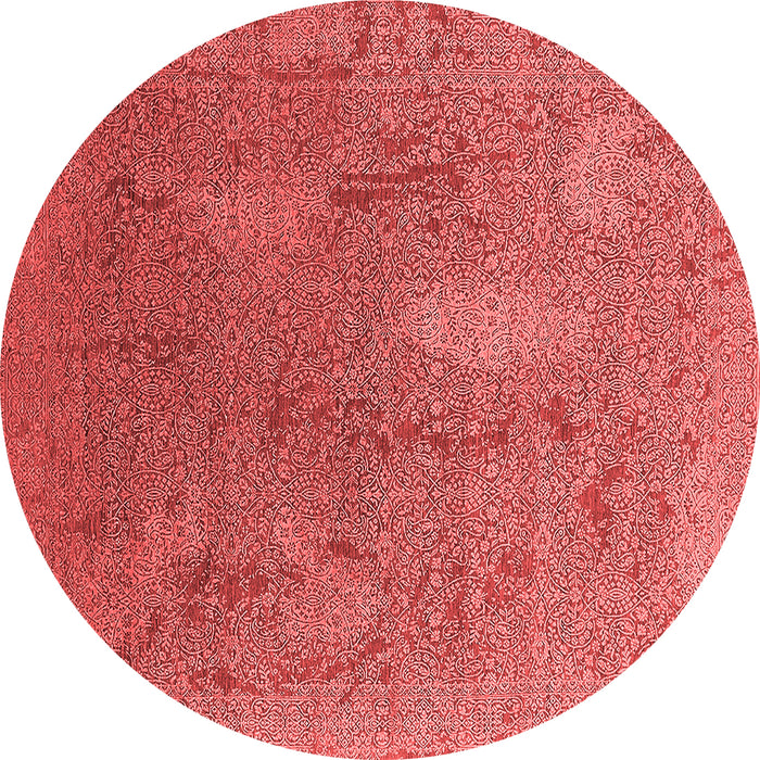 Machine Washable Oriental Red Industrial Rug, wshurb2284red