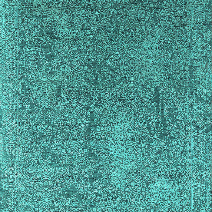 Oriental Turquoise Industrial Rug, urb2284turq