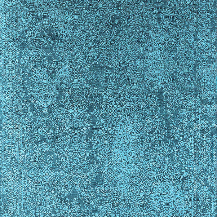 Oriental Light Blue Industrial Rug, urb2284lblu