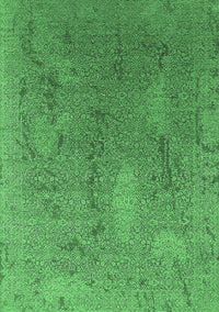 Oriental Emerald Green Industrial Rug, urb2284emgrn