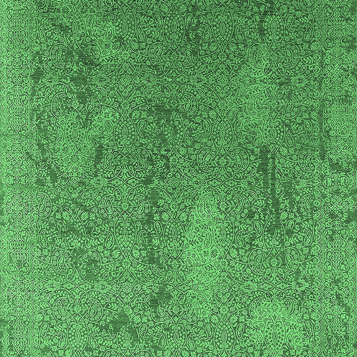 Oriental Emerald Green Industrial Rug, urb2284emgrn