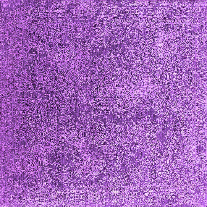 Square Oriental Purple Industrial Rug, urb2284pur