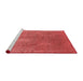 Industrial Red Washable Rugs