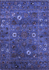 Oriental Blue Traditional Rug, urb2285blu