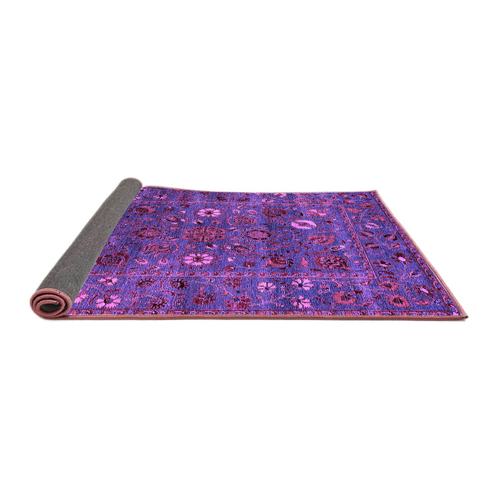 Sideview of Oriental Purple Traditional Rug, urb2285pur
