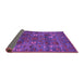 Sideview of Oriental Purple Traditional Rug, urb2285pur
