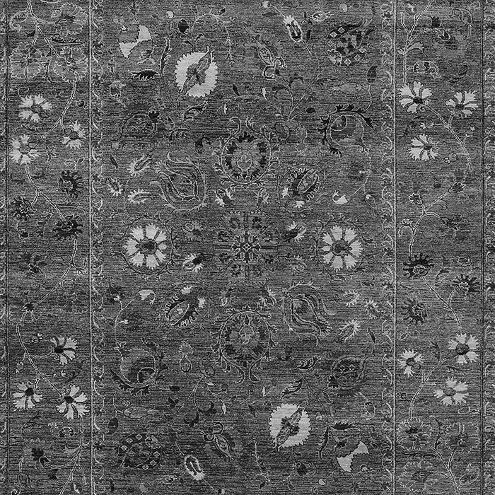 Machine Washable Oriental Gray Traditional Rug, wshurb2285gry