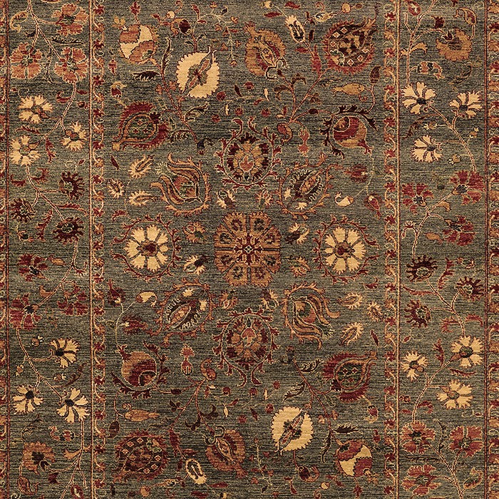 Machine Washable Oriental Brown Traditional Rug, wshurb2285brn