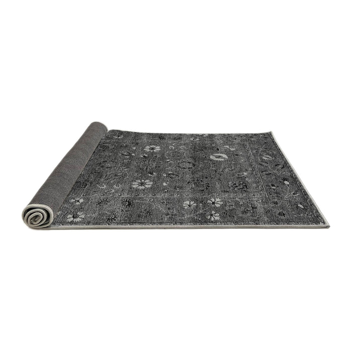 Sideview of Oriental Gray Traditional Rug, urb2285gry