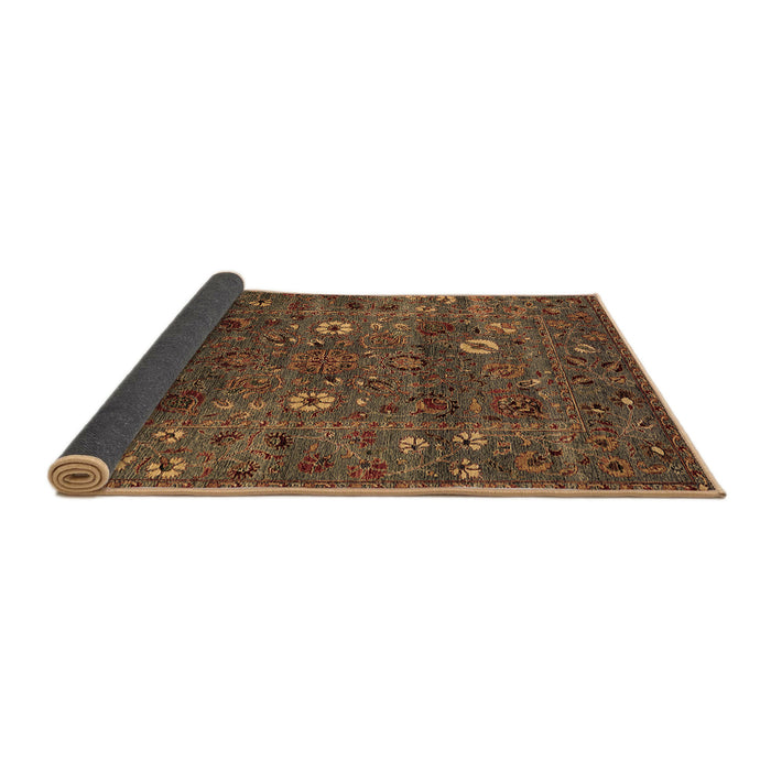 Sideview of Oriental Brown Traditional Rug, urb2285brn