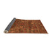 Sideview of Oriental Orange Traditional Rug, urb2285org