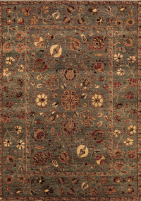 Oriental Brown Traditional Rug, urb2285brn