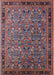 Mid-Century Modern Pink Oriental Rug, urb2286