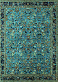 Oriental Turquoise Traditional Rug, urb2286turq