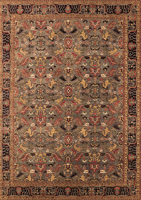 Oriental Brown Traditional Rug, urb2286brn