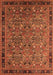 Oriental Orange Traditional Rug, urb2286org