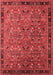 Oriental Red Traditional Area Rugs