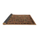 Sideview of Oriental Brown Traditional Rug, urb2286brn