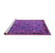 Sideview of Machine Washable Oriental Purple Traditional Area Rugs, wshurb2286pur